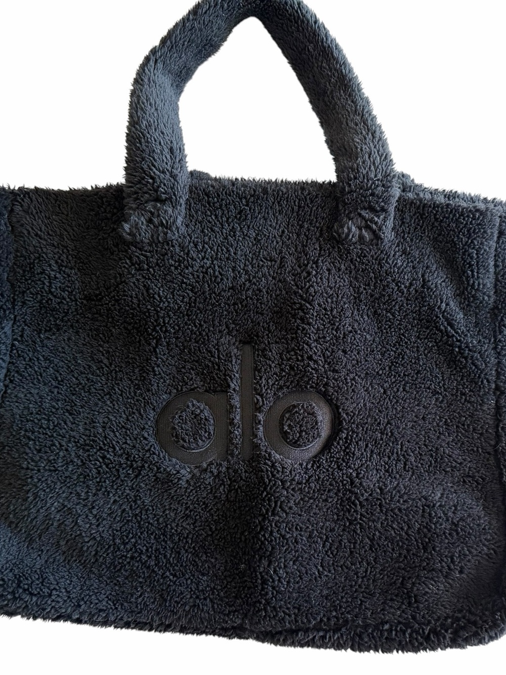ALO Yoga Black Tote Bag with Logo